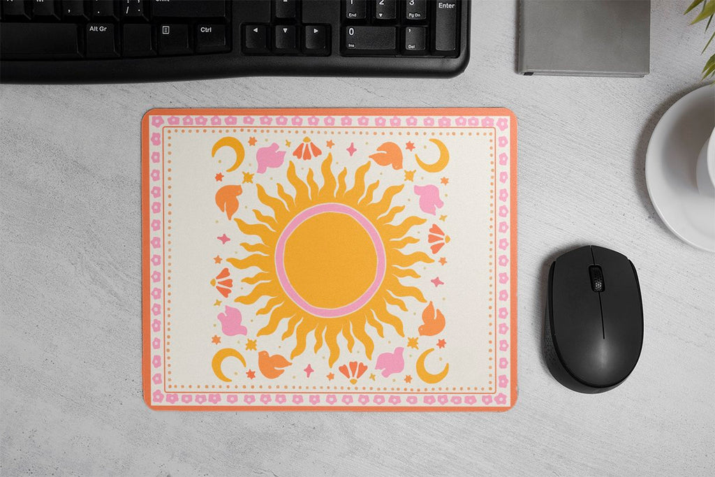 Sunny Blossom Charm Mouse Pad