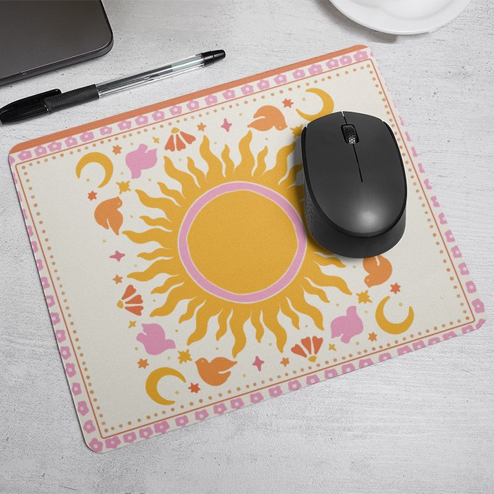 Sunny Blossom Charm Mouse Pad