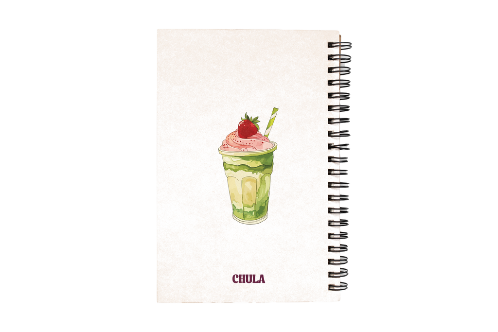 Strawberry Matcha Notebook