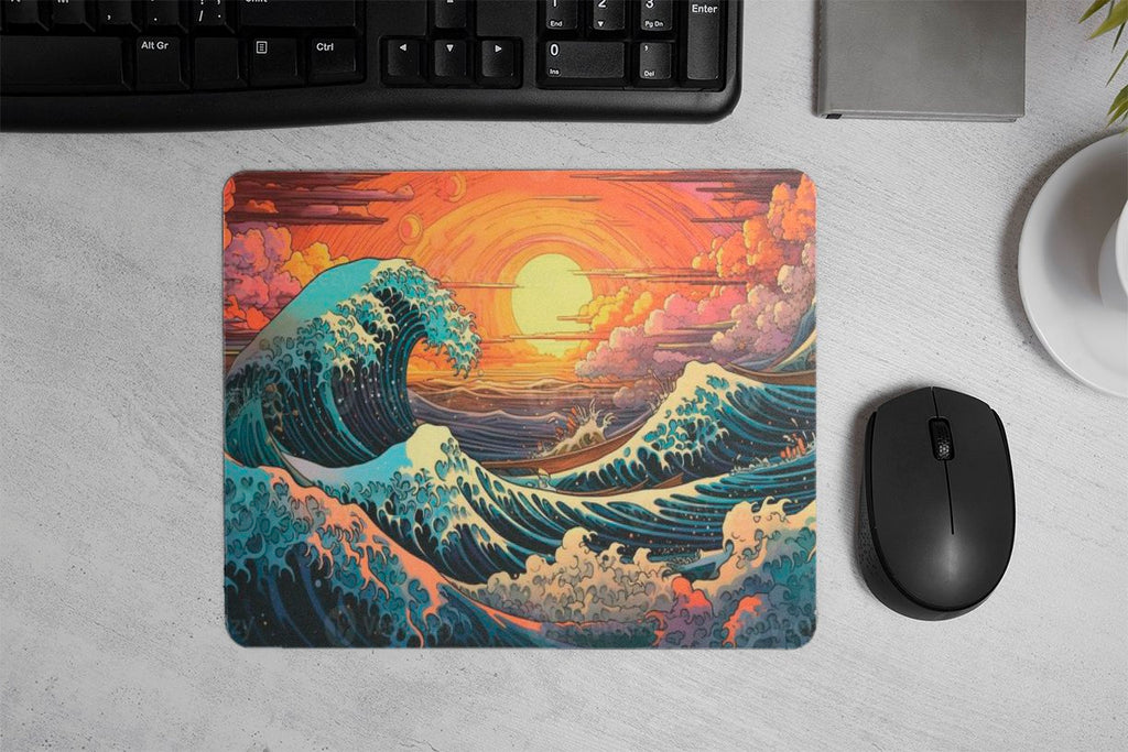Waves Mouse Pad