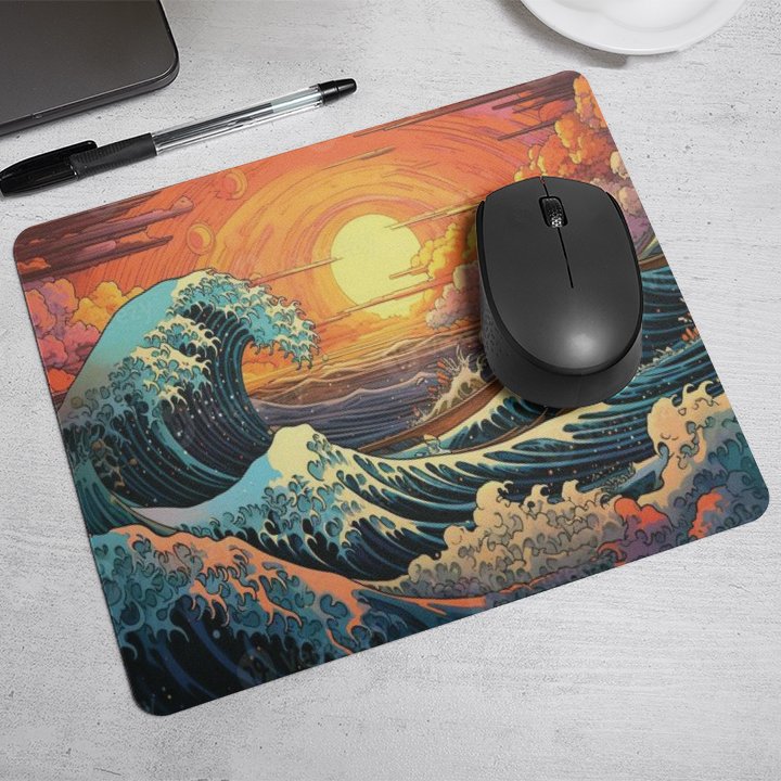 Waves Mouse Pad