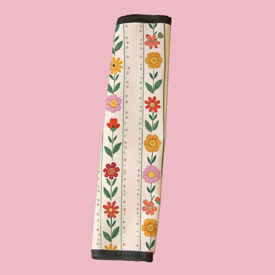 Floral Harmony Seat Belt