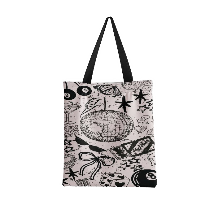 Retro Chaos Allover Totebag