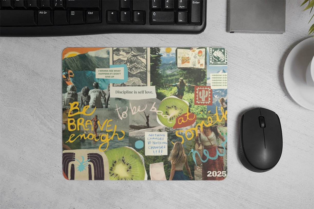 Be Brave Enough Mouse Pad