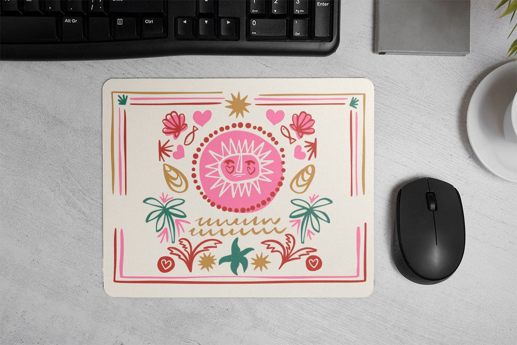 Pink Paradise Mouse Pad