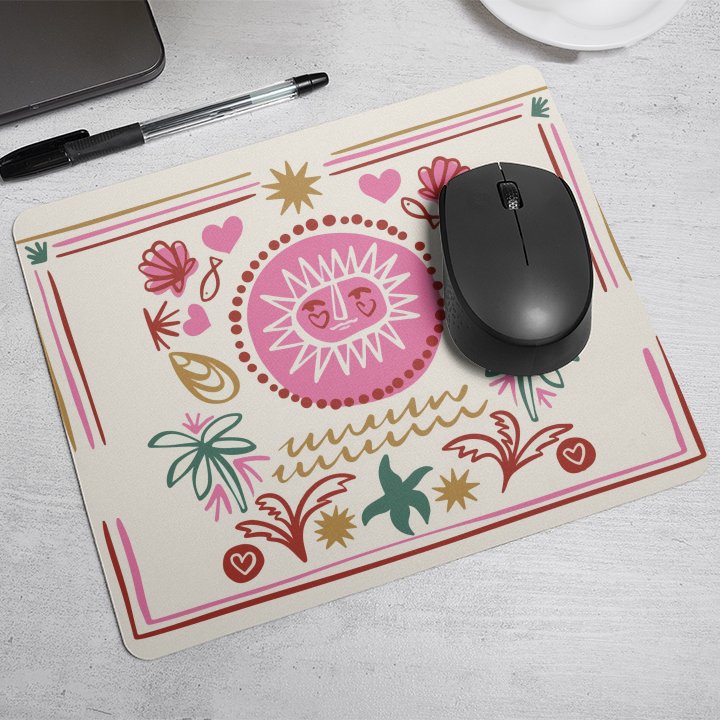 Pink Paradise Mouse Pad