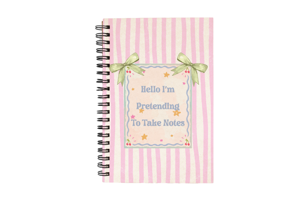 I'm Pretending To Take Notes Notebook